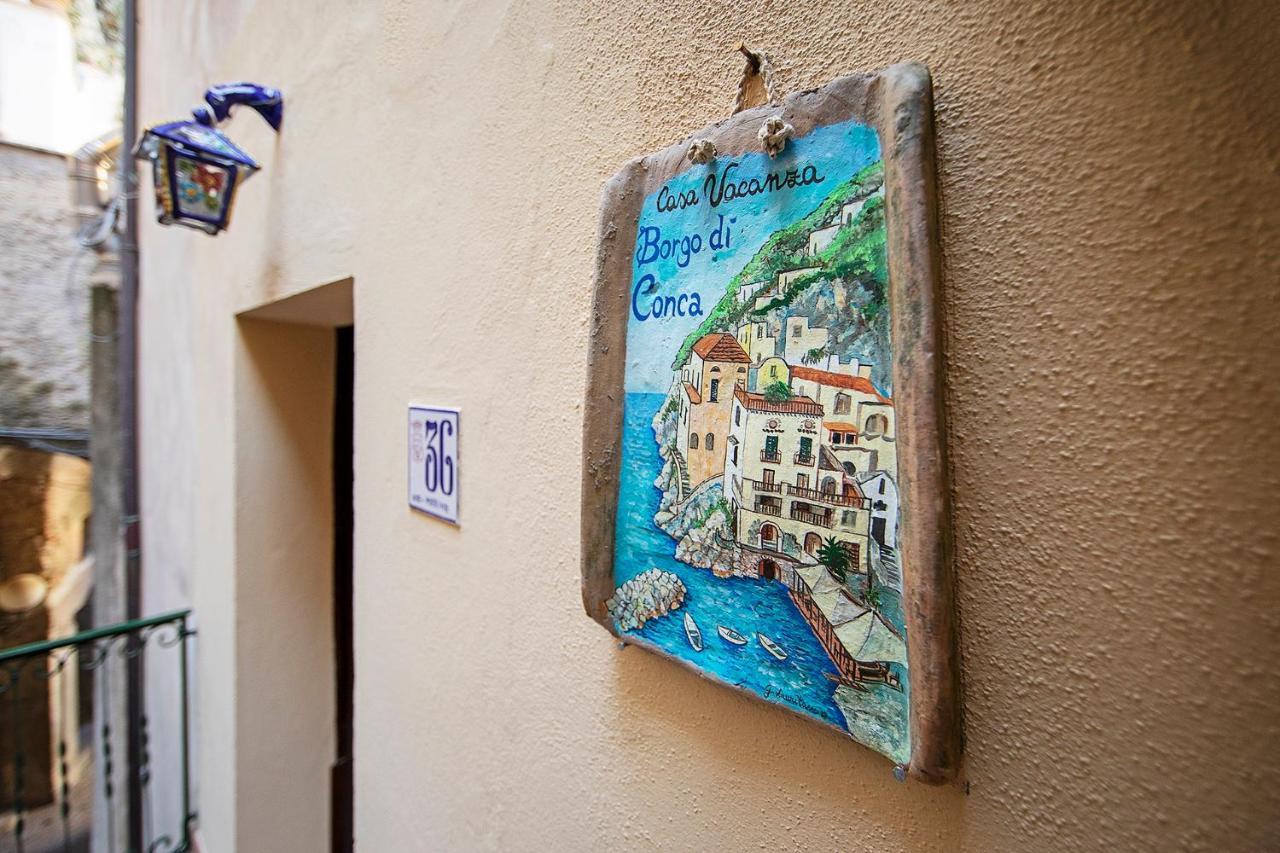Vila Borgo Di Conca Dei Marini Exteriér fotografie